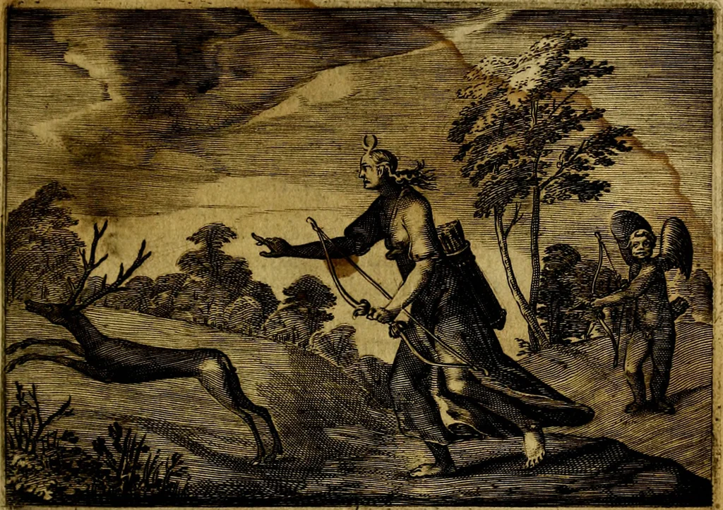 An illustration from Emblemata Florentii Schoonhovii, partim moralia, partim etiam civilia. Cum latiori eorundem ejusdem auctoris interpretatione. Accedunt et alia quædam poëmatia in alijs poëmatum suorum libris non contenta, 1618, leaf 100