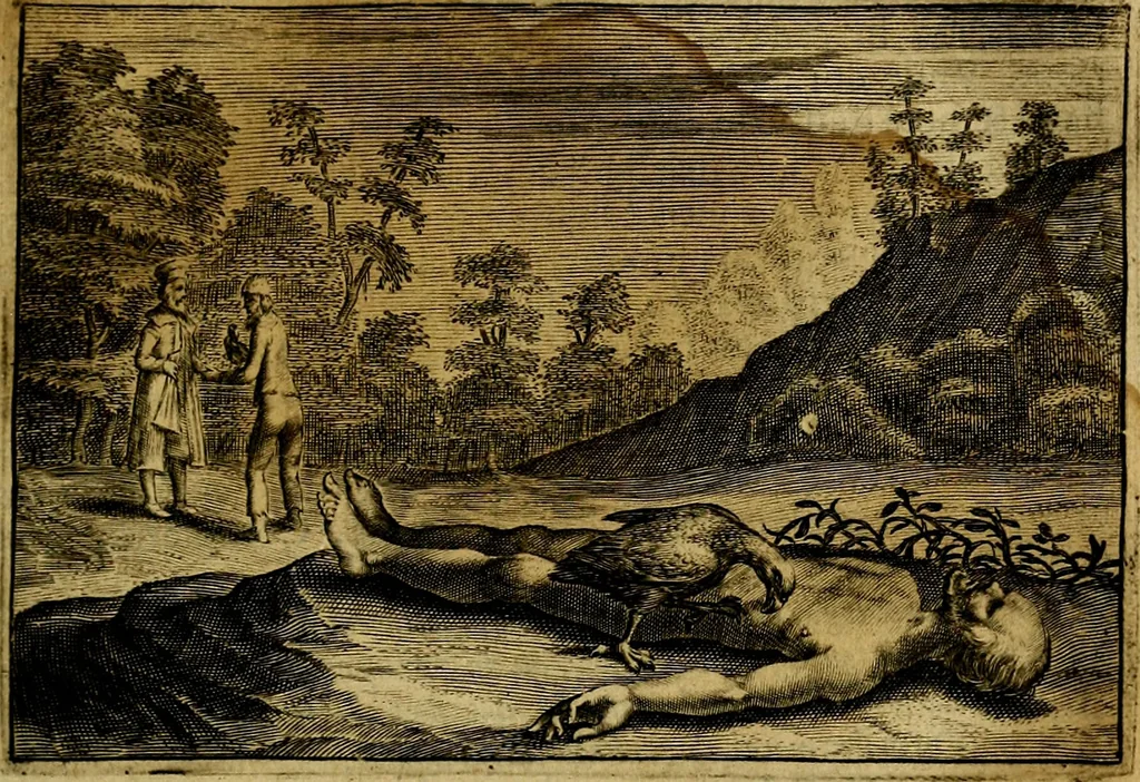 An illustration from Emblemata Florentii Schoonhovii, partim moralia, partim etiam civilia. Cum latiori eorundem ejusdem auctoris interpretatione. Accedunt et alia quædam poëmatia in alijs poëmatum suorum libris non contenta, 1618, leaf 110