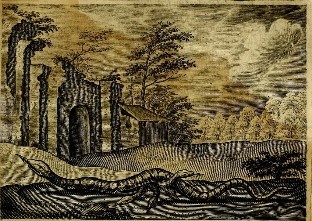 An illustration from Emblemata Florentii Schoonhovii, partim moralia, partim etiam civilia. Cum latiori eorundem ejusdem auctoris interpretatione. Accedunt et alia quædam poëmatia in alijs poëmatum suorum libris non contenta, 1618, leaf 158