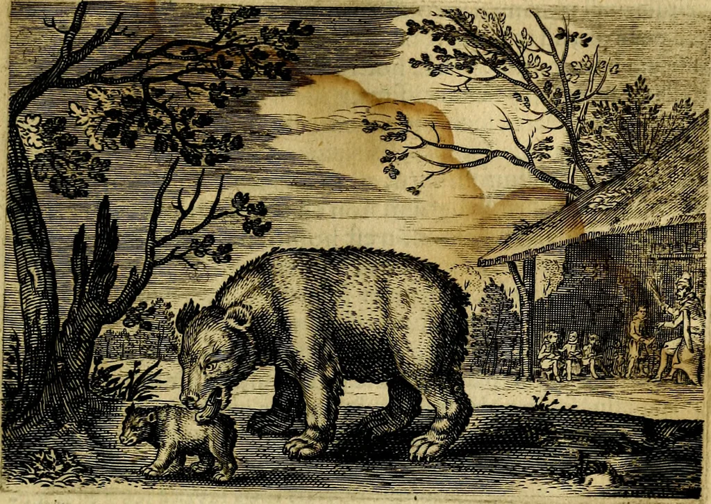 An illustration from Emblemata Florentii Schoonhovii, partim moralia, partim etiam civilia. Cum latiori eorundem ejusdem auctoris interpretatione. Accedunt et alia quædam poëmatia in alijs poëmatum suorum libris non contenta, 1618, leaf 216