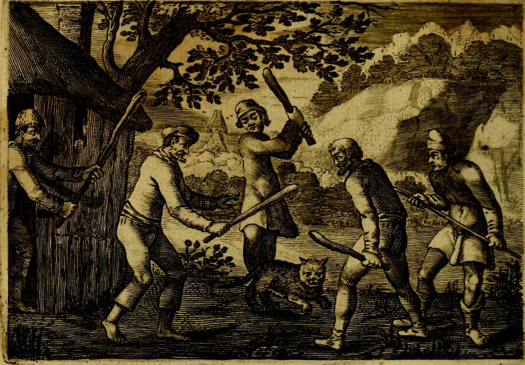 An illustration from Emblemata Florentii Schoonhovii, partim moralia, partim etiam civilia. Cum latiori eorundem ejusdem auctoris interpretatione. Accedunt et alia quædam poëmatia in alijs poëmatum suorum libris non contenta, 1618, leaf 39