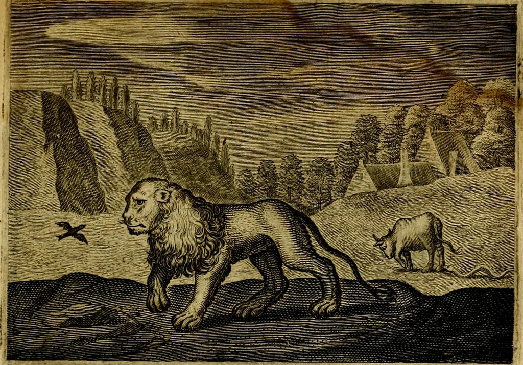 An illustration from Emblemata Florentii Schoonhovii, partim moralia, partim etiam civilia. Cum latiori eorundem ejusdem auctoris interpretatione. Accedunt et alia quædam poëmatia in alijs poëmatum suorum libris non contenta, 1618, leaf 52