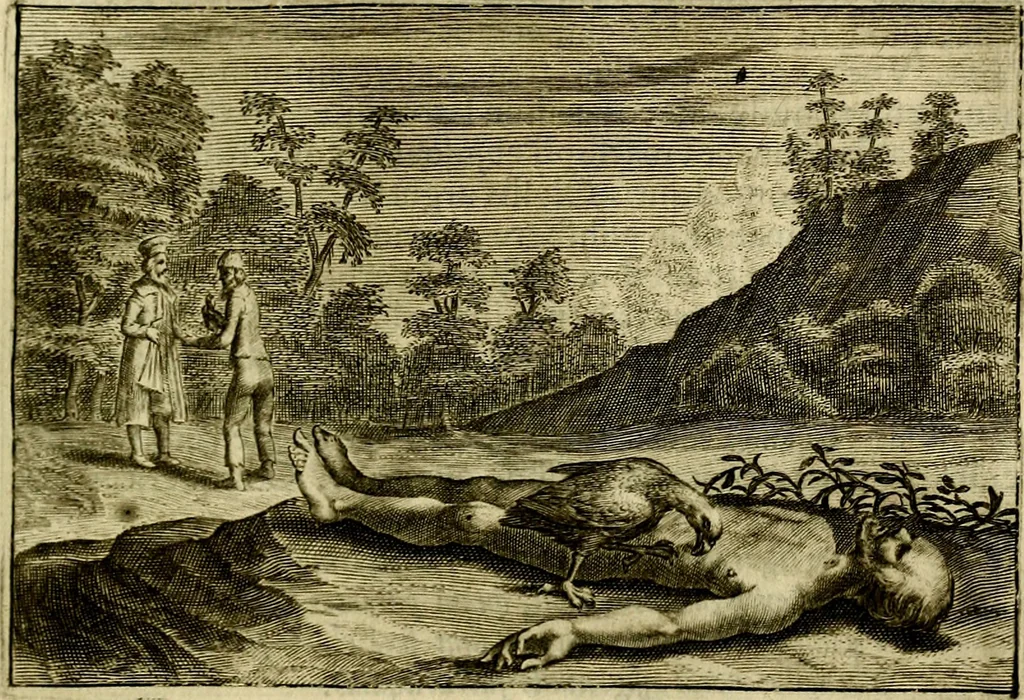 An illustration from Emblemata Florentii Schoonhovii, partim moralia, partim etiam civilia. Cum latiori eorundem ejusdem auctoris interpretatione. Accedunt et alia quædam poëmatia in alijs poëmatum suorum libris non contenta, 1618, leaf 120