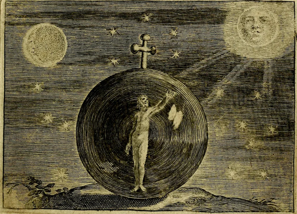 An illustration from Emblemata Florentii Schoonhovii, partim moralia, partim etiam civilia. Cum latiori eorundem ejusdem auctoris interpretatione. Accedunt et alia quædam poëmatia in alijs poëmatum suorum libris non contenta, 1618, leaf 16
