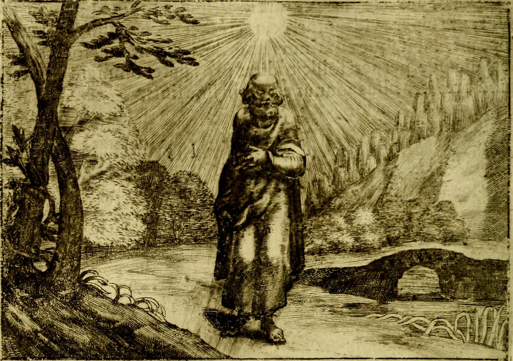 An illustration from Emblemata Florentii Schoonhovii, partim moralia, partim etiam civilia. Cum latiori eorundem ejusdem auctoris interpretatione. Accedunt et alia quædam poëmatia in alijs poëmatum suorum libris non contenta, 1618, leaf 85