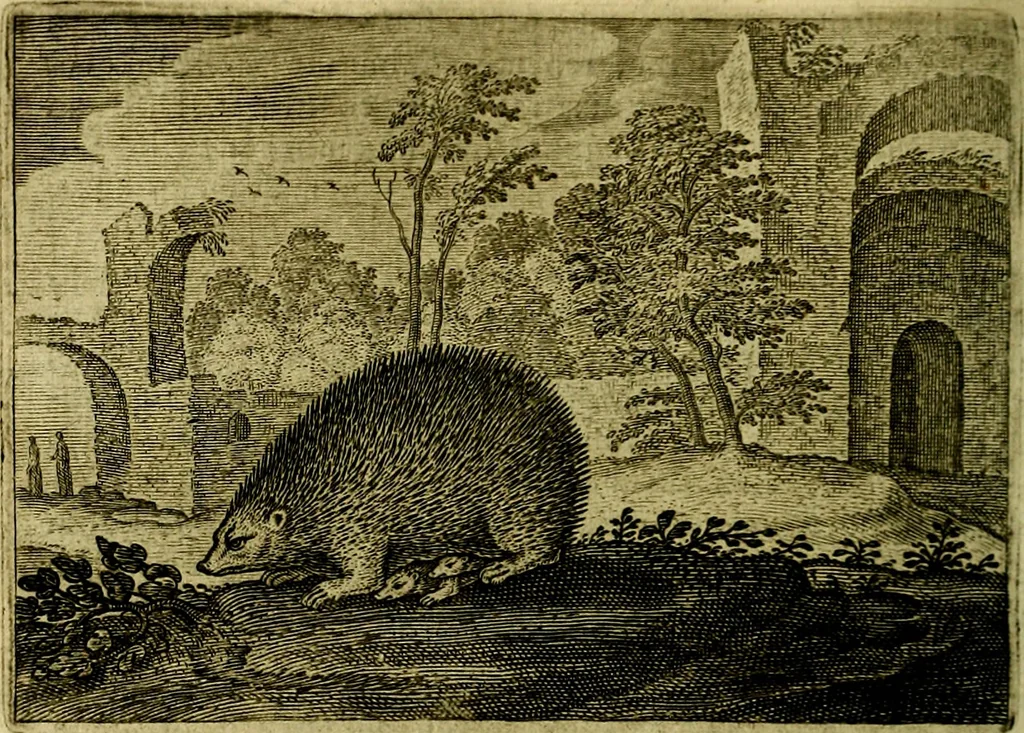 An illustration from Emblemata Florentii Schoonhovii ... partim moralia partim etiam civilia. Cum latiori eorundem ejusdem Auctoris interpretatione. Accedunt et alia quaedam poëmatia in alijs poem̈atum suonum libris non contenta, 1648, leaf 101