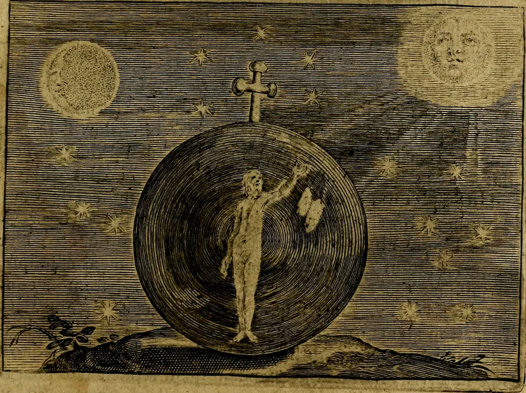 An illustration from Emblemata Florentii Schoonhovii ... partim moralia partim etiam civilia. Cum latiori eorundem ejusdem Auctoris interpretatione. Accedunt et alia quaedam poëmatia in alijs poem̈atum suonum libris non contenta, 1648, leaf 16