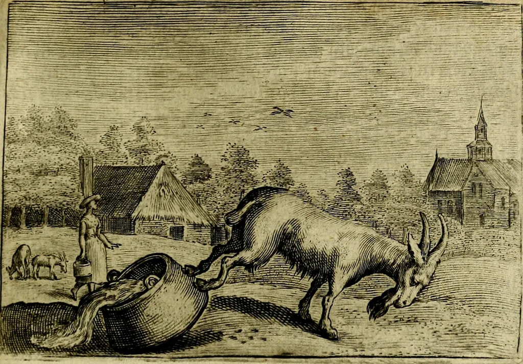An illustration from Emblemata Florentii Schoonhovii ... partim moralia partim etiam civilia. Cum latiori eorundem ejusdem Auctoris interpretatione. Accedunt et alia quaedam poëmatia in alijs poem̈atum suonum libris non contenta, 1648, leaf 176