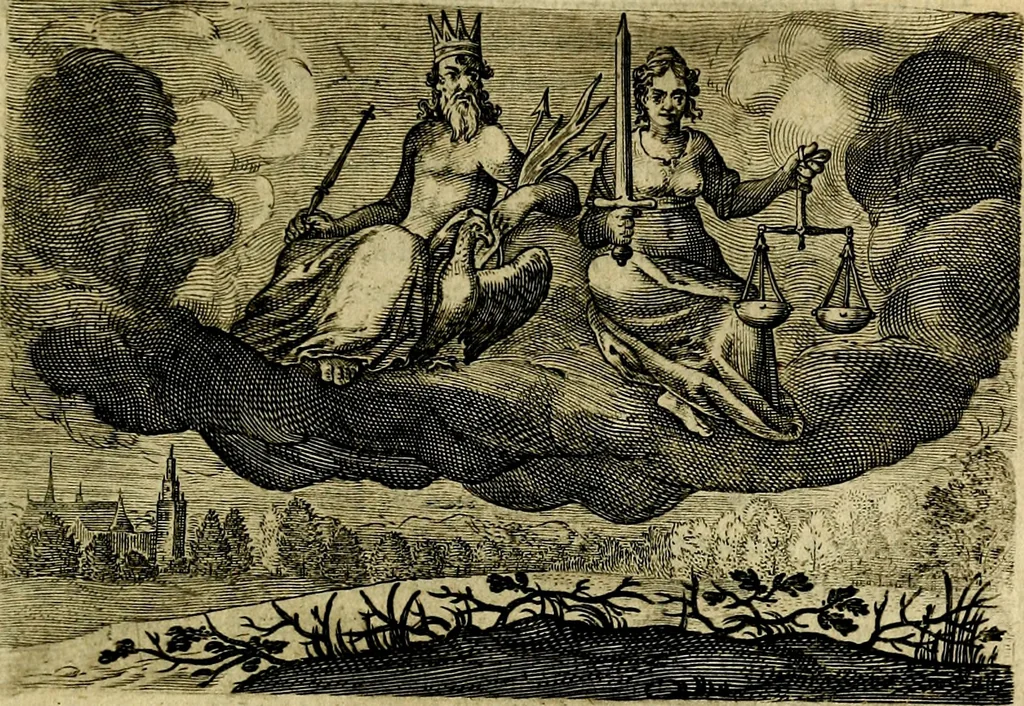 An illustration from Emblemata Florentii Schoonhovii ... partim moralia partim etiam civilia. Cum latiori eorundem ejusdem Auctoris interpretatione. Accedunt et alia quaedam poëmatia in alijs poem̈atum suonum libris non contenta, 1648, leaf 178
