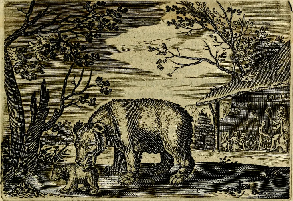 An illustration from Emblemata Florentii Schoonhovii ... partim moralia partim etiam civilia. Cum latiori eorundem ejusdem Auctoris interpretatione. Accedunt et alia quaedam poëmatia in alijs poem̈atum suonum libris non contenta, 1648, leaf 228