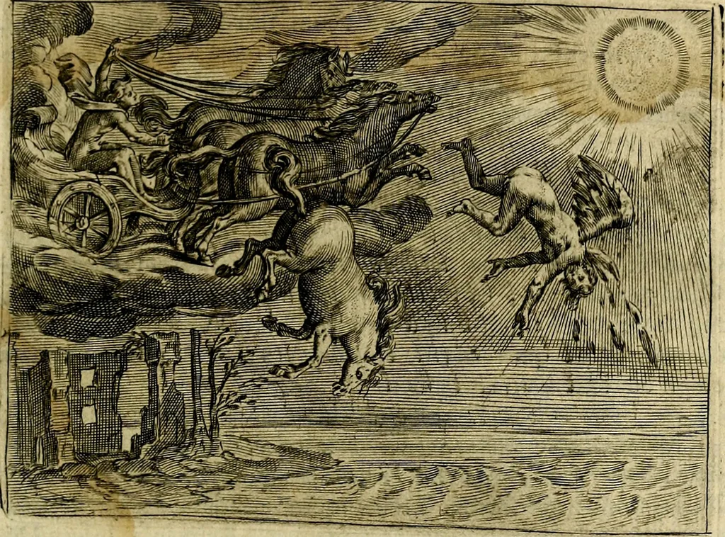 An illustration from Emblemata Florentii Schoonhovii ... partim moralia partim etiam civilia. Cum latiori eorundem ejusdem Auctoris interpretatione. Accedunt et alia quaedam poëmatia in alijs poem̈atum suonum libris non contenta, 1648, leaf 24