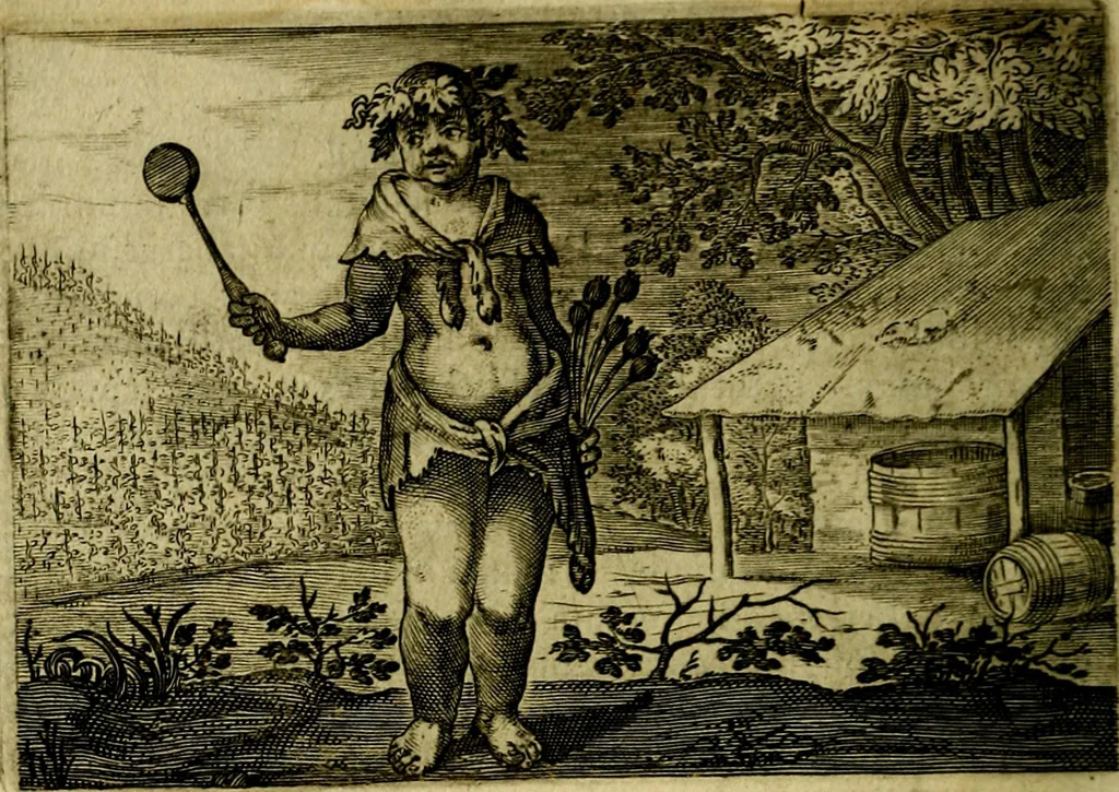 An illustration from Emblemata Florentii Schoonhovii ... partim moralia partim etiam civilia. Cum latiori eorundem ejusdem Auctoris interpretatione. Accedunt et alia quaedam poëmatia in alijs poem̈atum suonum libris non contenta, 1648, leaf 49