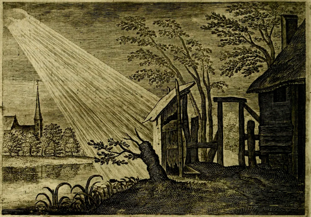 An illustration from Emblemata Florentii Schoonhovii ... partim moralia partim etiam civilia. Cum latiori eorundem ejusdem Auctoris interpretatione. Accedunt et alia quaedam poëmatia in alijs poem̈atum suonum libris non contenta, 1648, leaf 73