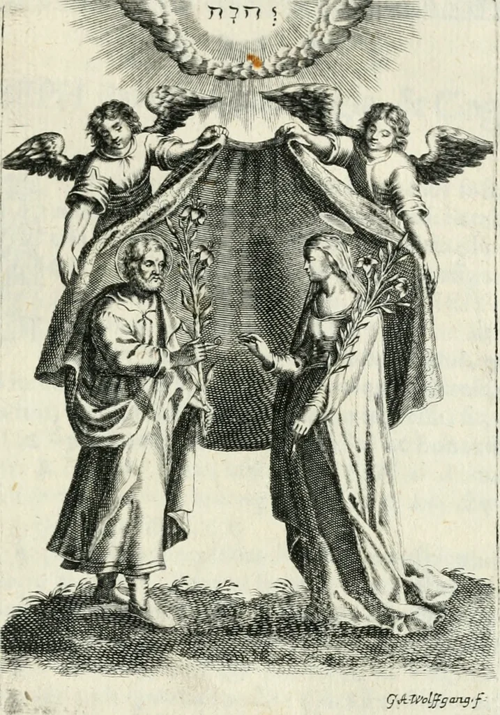 An illustration from Emblemata Iosephina : cum eulogijs, 1658, leaf 10