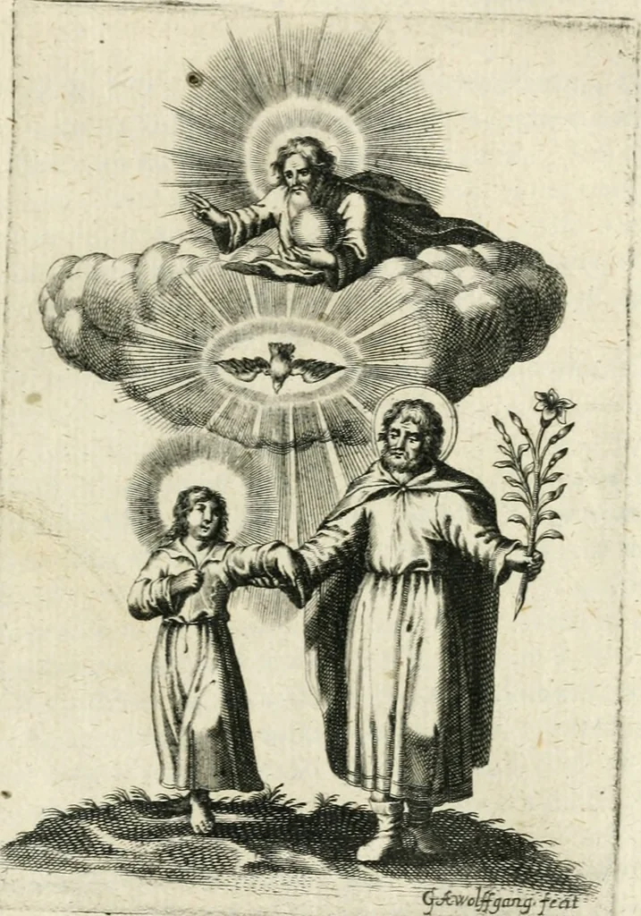An illustration from Emblemata Iosephina : cum eulogijs, 1658, leaf 20