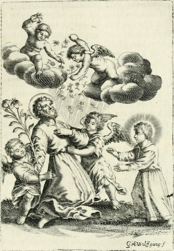 An illustration from Emblemata Iosephina : cum eulogijs, 1658, leaf 30