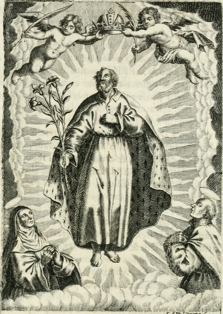 An illustration from Emblemata Iosephina : cum eulogijs, 1658, leaf 64