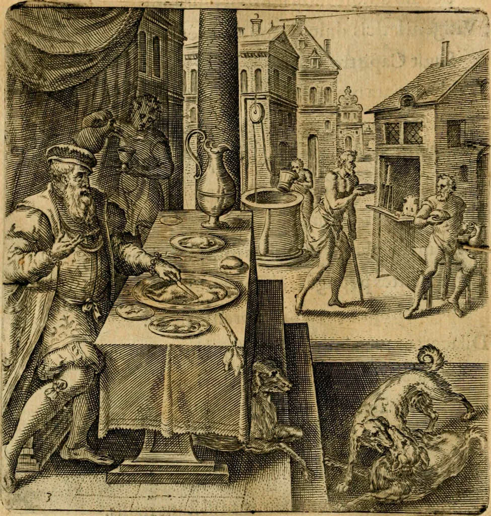 An illustration from Emblemata moralia et oeconomica de rerum usu et abusu, 1609, leaf 9
