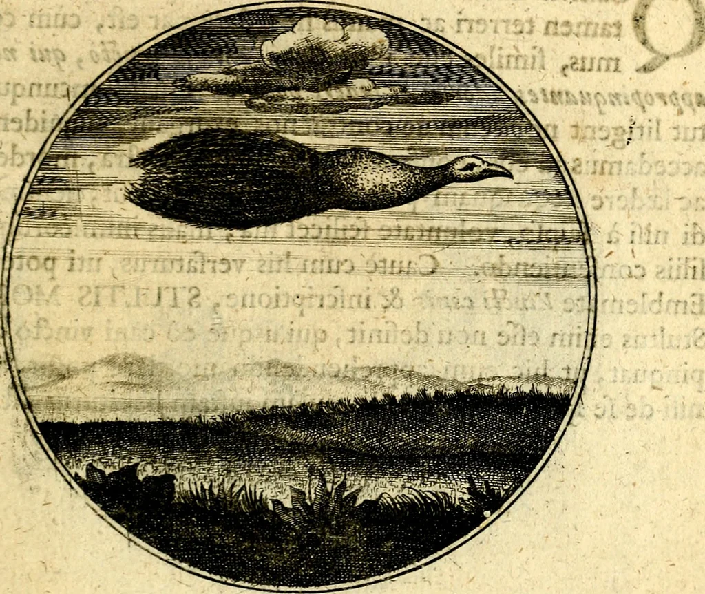 An illustration from Emblemata moralia, 1697, leaf 108
