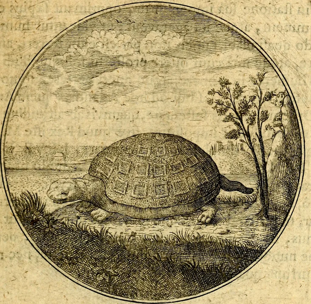 An illustration from Emblemata moralia, 1697, leaf 14