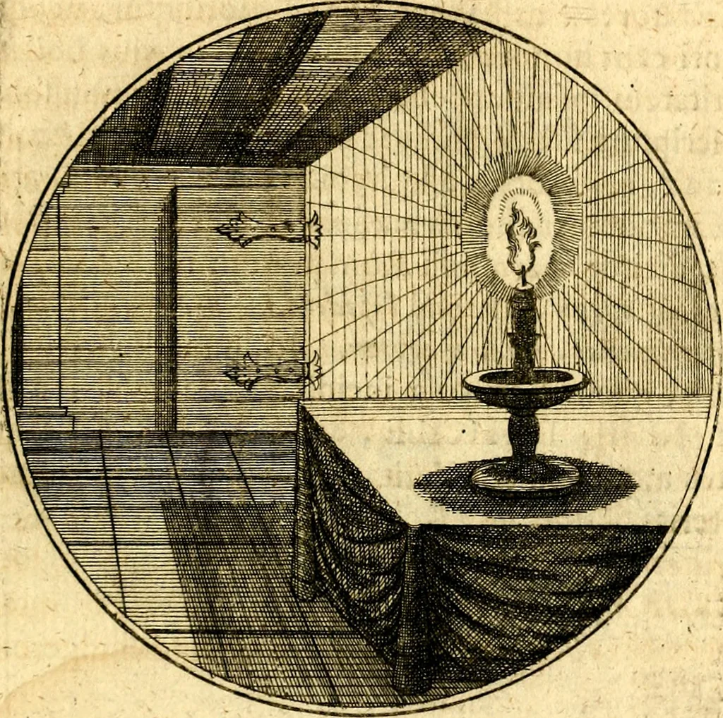 An illustration from Emblemata moralia, 1697, leaf 184