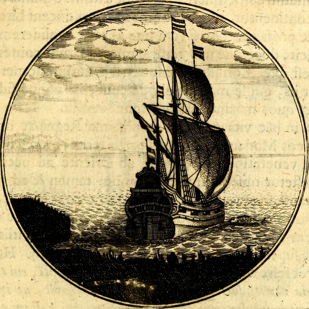 An illustration from Emblemata moralia, 1697, leaf 202