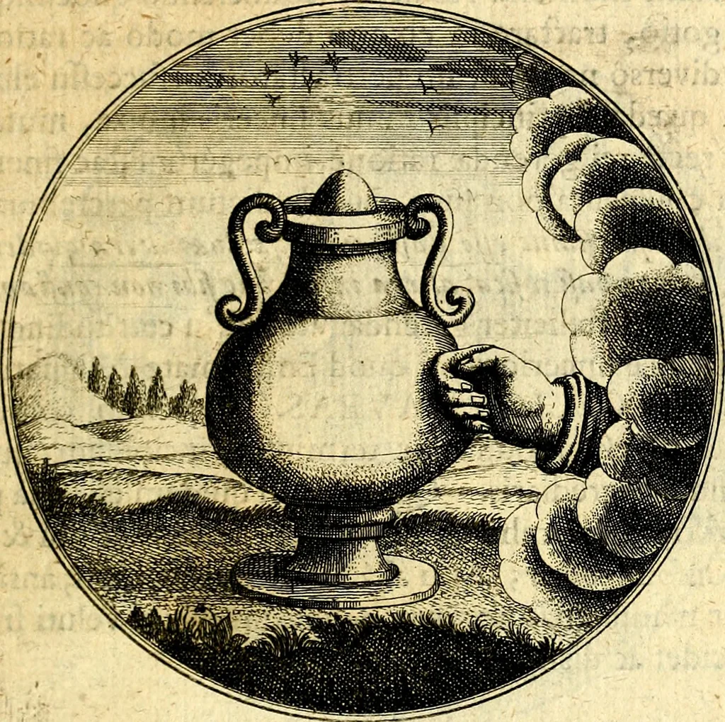 An illustration from Emblemata moralia, 1697, leaf 36