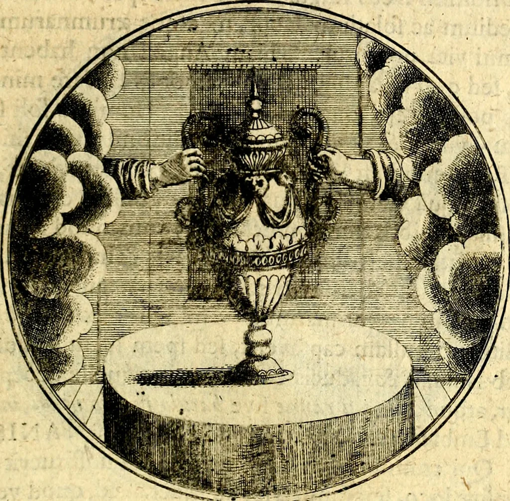An illustration from Emblemata moralia, 1697, leaf 38