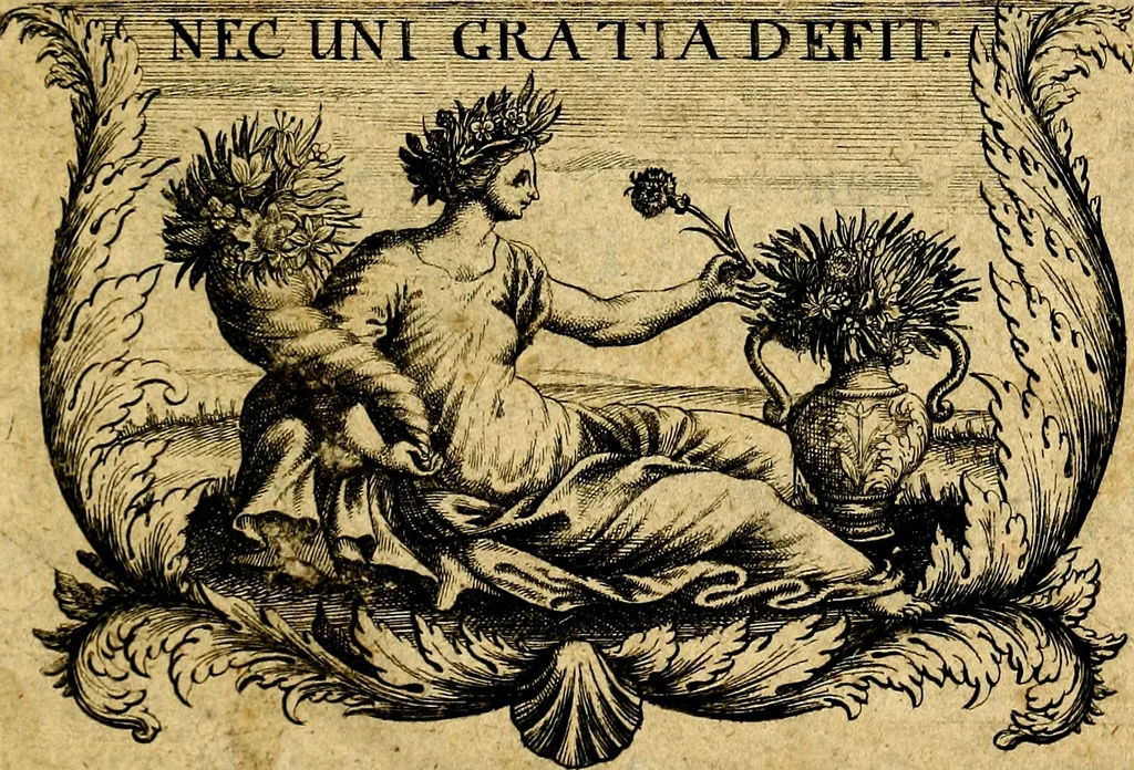 An illustration from Emblemata moralia, 1697, leaf 4