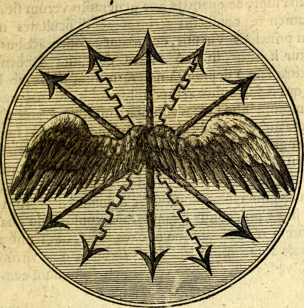 An illustration from Emblemata moralia, 1697, leaf 98