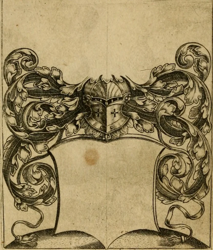 An illustration from Emblemata nobilitati et vulgo scitu digna : singulis historijs symbola adscripta & elegantes versus historiam explica[n]tes : accessit galearu[m] expositio, & disceptatio de origine nobilitatis, 1592, leaf 133