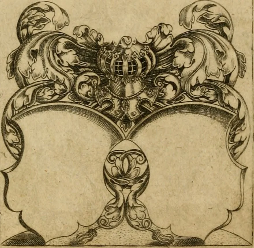 An illustration from Emblemata nobilitati et vulgo scitu digna : singulis historijs symbola adscripta & elegantes versus historiam explica[n]tes : accessit galearu[m] expositio, & disceptatio de origine nobilitatis, 1592, leaf 157