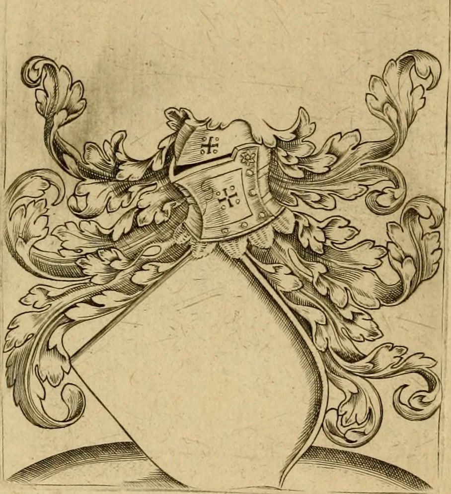 An illustration from Emblemata nobilitati et vulgo scitu digna : singulis historijs symbola adscripta & elegantes versus historiam explica[n]tes : accessit galearu[m] expositio, & disceptatio de origine nobilitatis, 1592, leaf 173