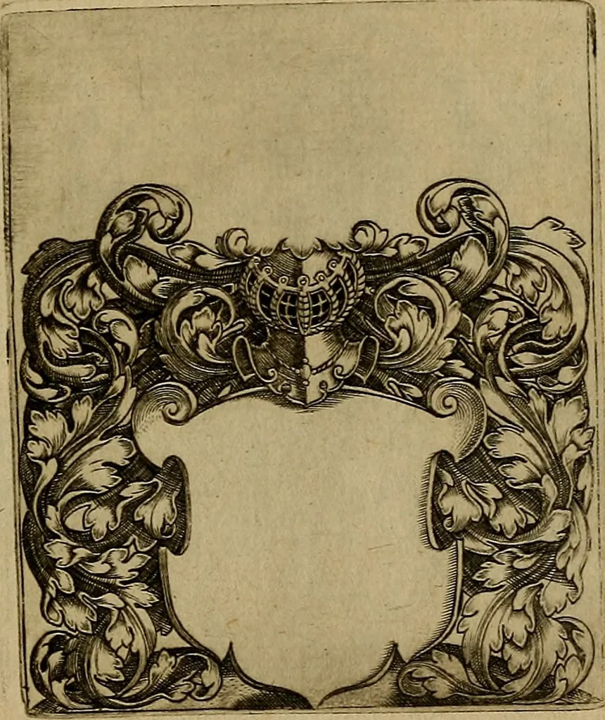 An illustration from Emblemata nobilitati et vulgo scitu digna : singulis historijs symbola adscripta & elegantes versus historiam explica[n]tes : accessit galearu[m] expositio, & disceptatio de origine nobilitatis, 1592, leaf 46