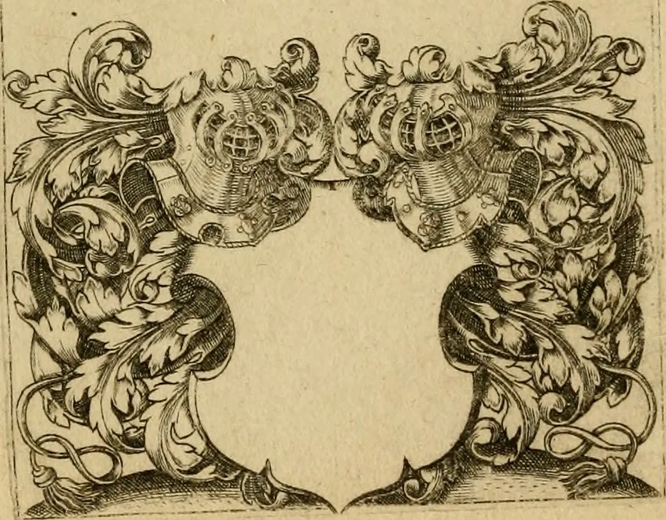 An illustration from Emblemata nobilitati et vulgo scitu digna : singulis historijs symbola adscripta & elegantes versus historiam explica[n]tes : accessit galearu[m] expositio, & disceptatio de origine nobilitatis, 1592, leaf 59