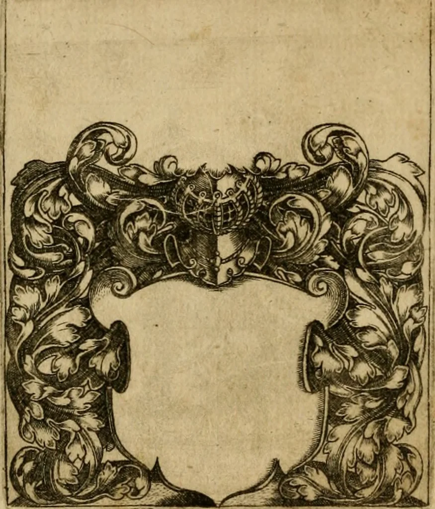 An illustration from Emblemata nobilitati et vulgo scitu digna : singulis historijs symbola adscripta & elegantes versus historiam explica[n]tes : accessit galearu[m] expositio, & disceptatio de origine nobilitatis, 1592, leaf 79