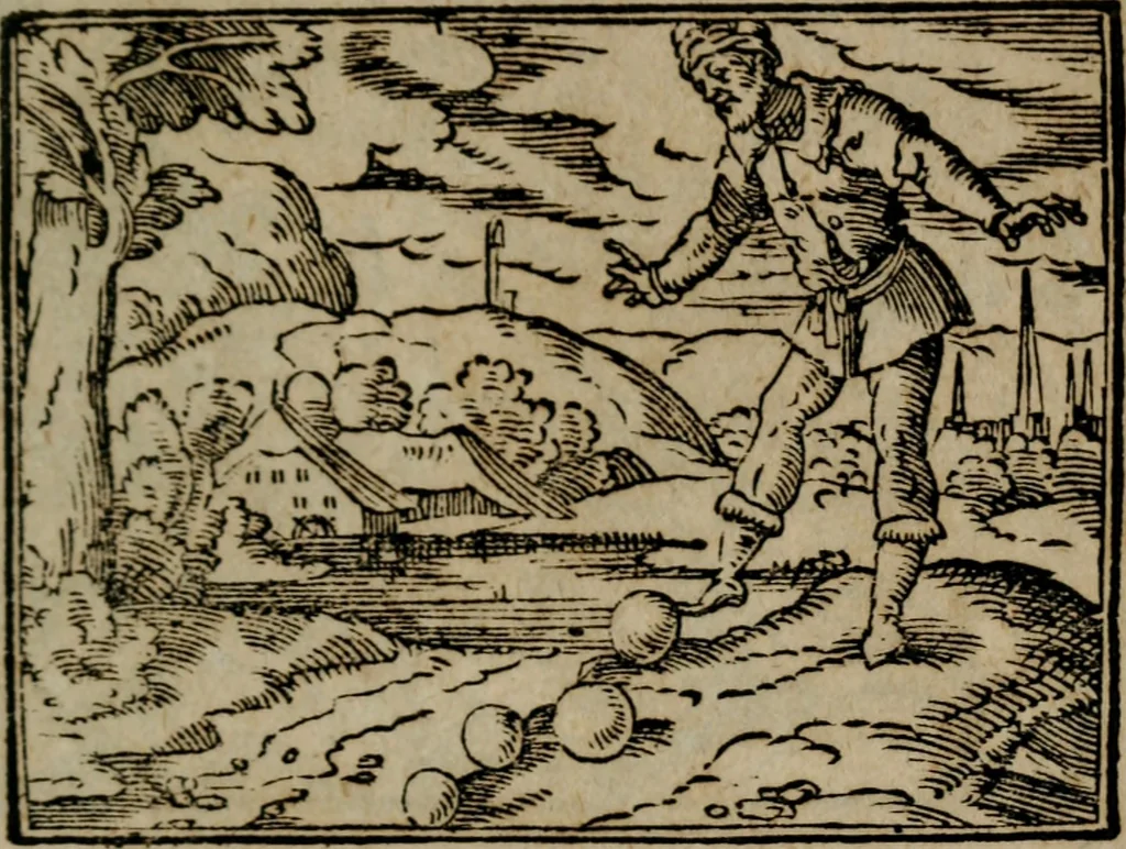 An illustration from Emblemata physico-ethica, hoc est, Naturae morum moderatricis picta praecepta : à Nicolao Taurello Montbelgardensi ... observata, & vario conscripta carmine, 1602, leaf 118