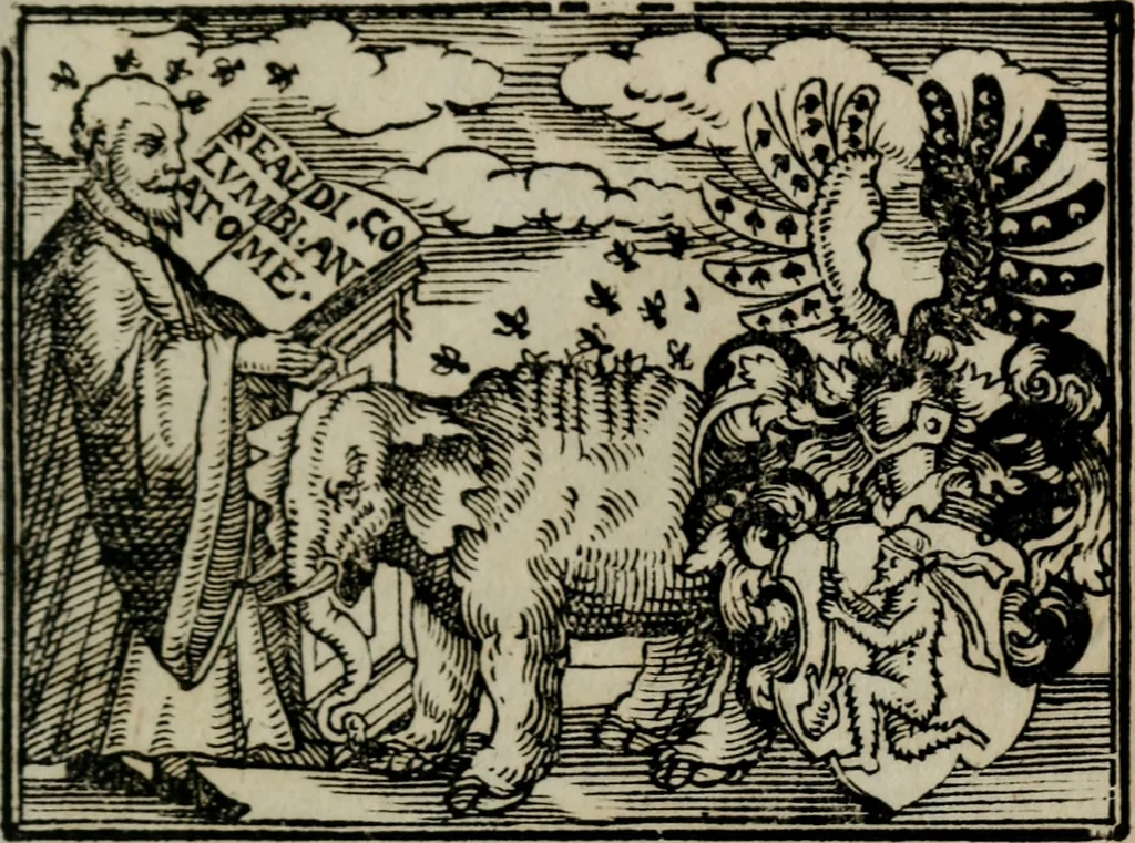 An illustration from Emblemata physico-ethica, hoc est, Naturae morum moderatricis picta praecepta : à Nicolao Taurello Montbelgardensi ... observata, & vario conscripta carmine, 1602, leaf 192