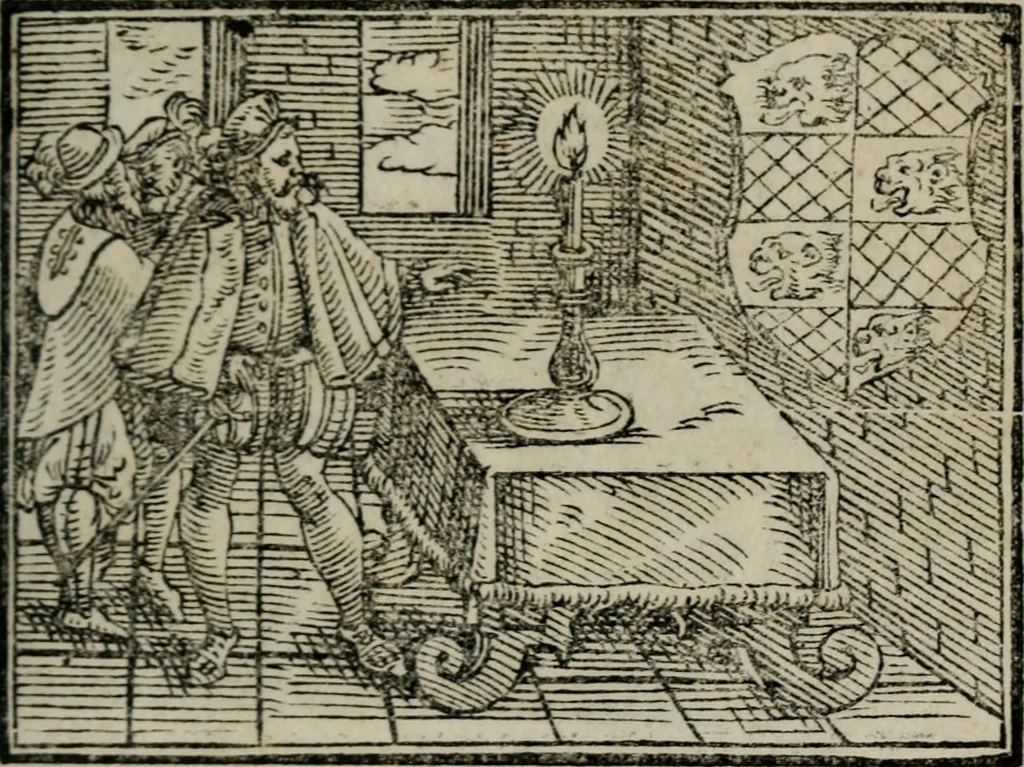 An illustration from Emblemata physico-ethica, hoc est, Naturae morum moderatricis picta praecepta : à Nicolao Taurello Montbelgardensi ... observata, & vario conscripta carmine, 1602, leaf 194