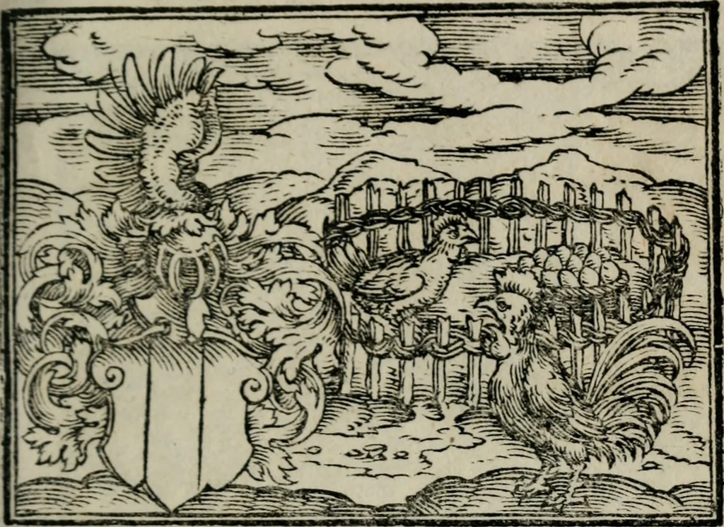 An illustration from Emblemata physico-ethica, hoc est, Naturae morum moderatricis picta praecepta : à Nicolao Taurello Montbelgardensi ... observata, & vario conscripta carmine, 1602, leaf 198