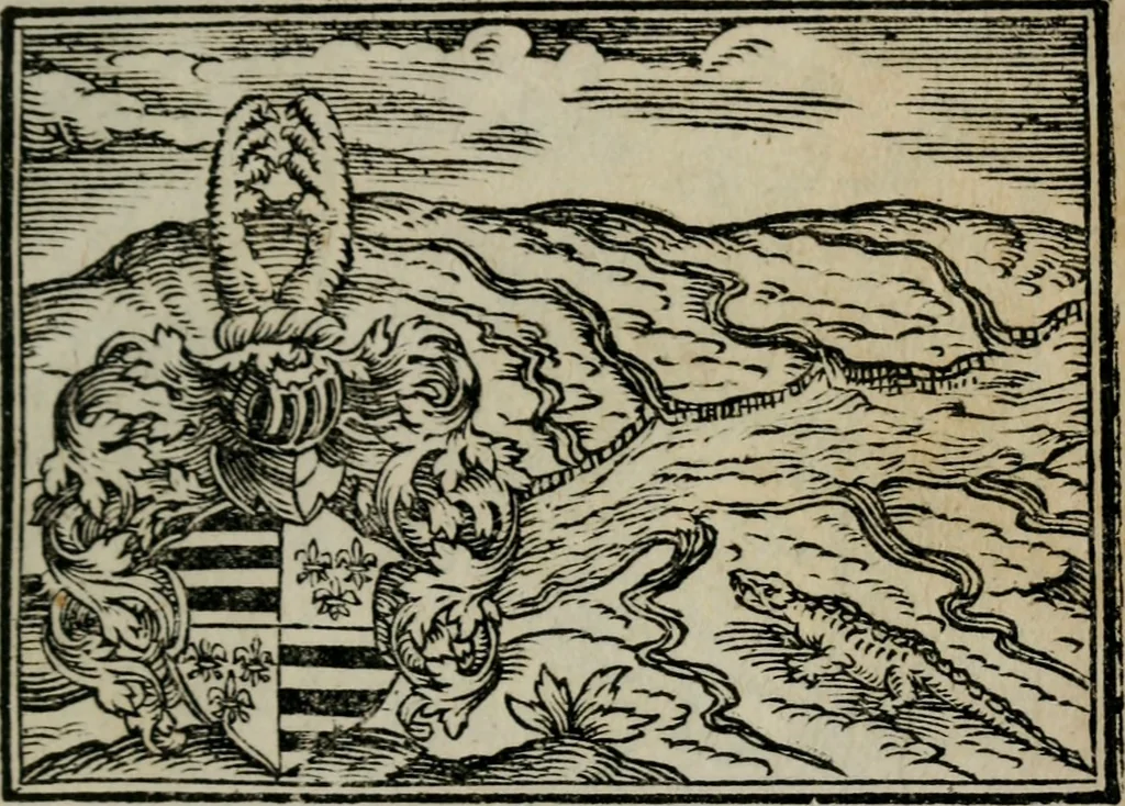 An illustration from Emblemata physico-ethica, hoc est, Naturae morum moderatricis picta praecepta : à Nicolao Taurello Montbelgardensi ... observata, & vario conscripta carmine, 1602, leaf 206