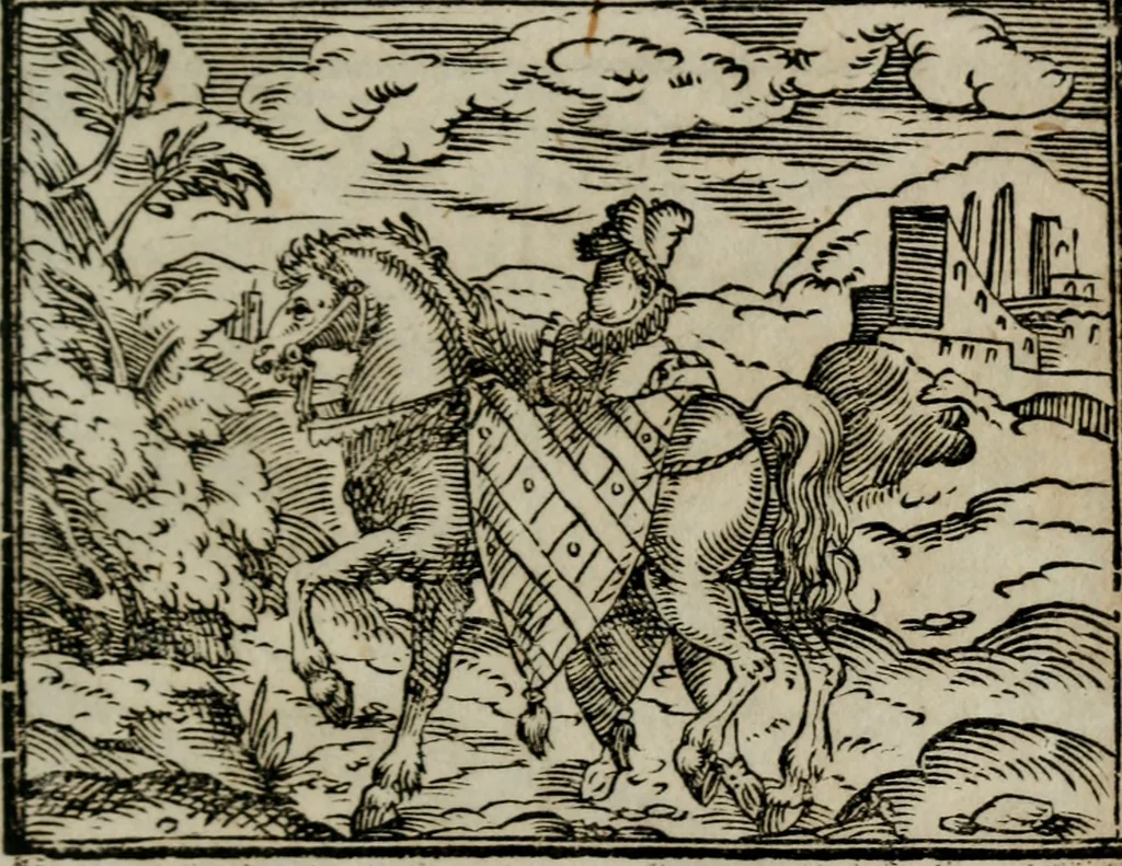 An illustration from Emblemata physico-ethica, hoc est, Naturae morum moderatricis picta praecepta : à Nicolao Taurello Montbelgardensi ... observata, & vario conscripta carmine, 1602, leaf 236