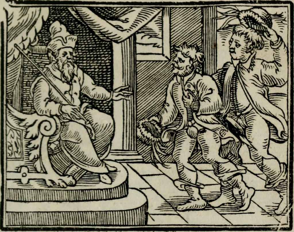 An illustration from Emblemata physico-ethica, hoc est, Naturae morum moderatricis picta praecepta : à Nicolao Taurello Montbelgardensi ... observata, & vario conscripta carmine, 1602, leaf 248