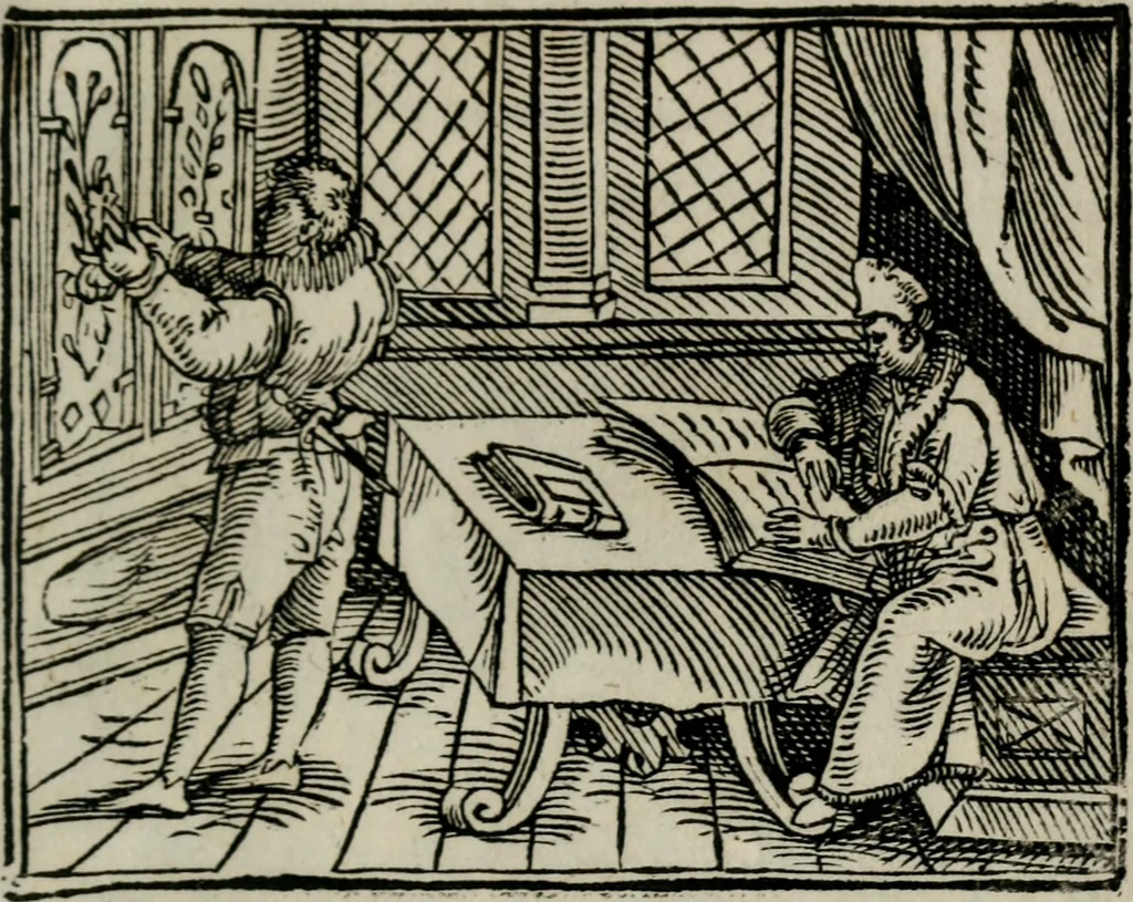 An illustration from Emblemata physico-ethica, hoc est, Naturae morum moderatricis picta praecepta : à Nicolao Taurello Montbelgardensi ... observata, & vario conscripta carmine, 1602, leaf 252