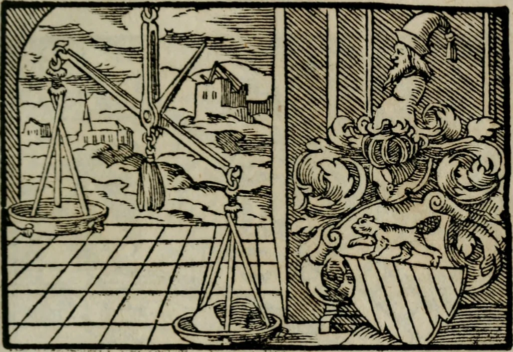 An illustration from Emblemata physico-ethica, hoc est, Naturae morum moderatricis picta praecepta : à Nicolao Taurello Montbelgardensi ... observata, & vario conscripta carmine, 1602, leaf 70