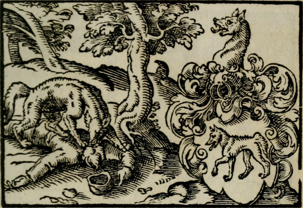 An illustration from Emblemata physico-ethica, hoc est, Naturae morum moderatricis picta praecepta : à Nicolao Taurello Montbelgardensi ... observata, & vario conscripta carmine, 1602, leaf 78