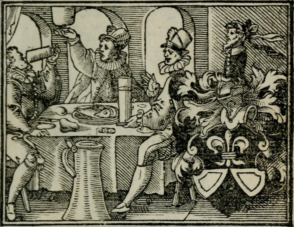 An illustration from Emblemata physico-ethica, hoc est, Naturae morum moderatricis picta praecepta : à Nicolao Taurello Montbelgardensi ... observata, & vario conscripta carmine, 1602, leaf 96