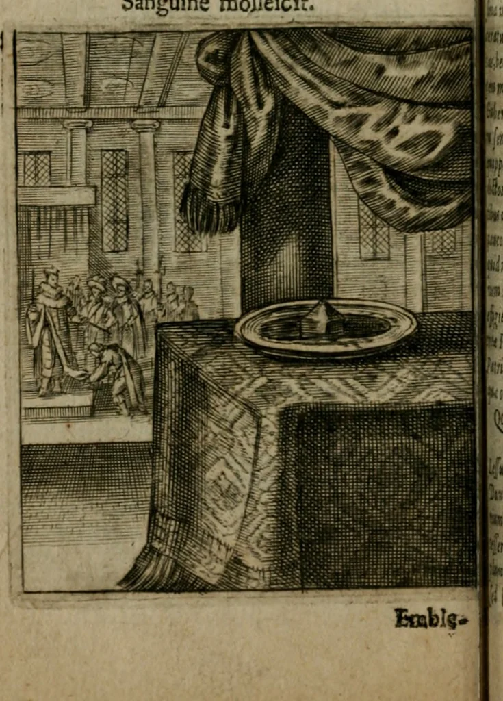 An illustration from Emblemata politica, 1632, leaf 21