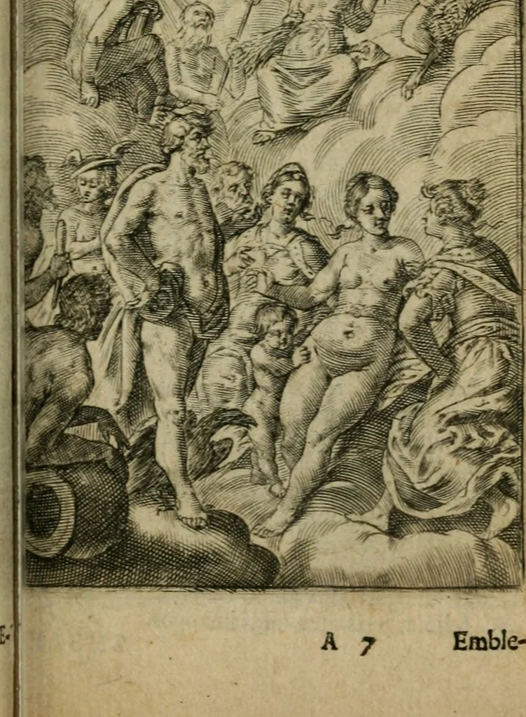 An illustration from Emblemata politica, 1632, leaf 24