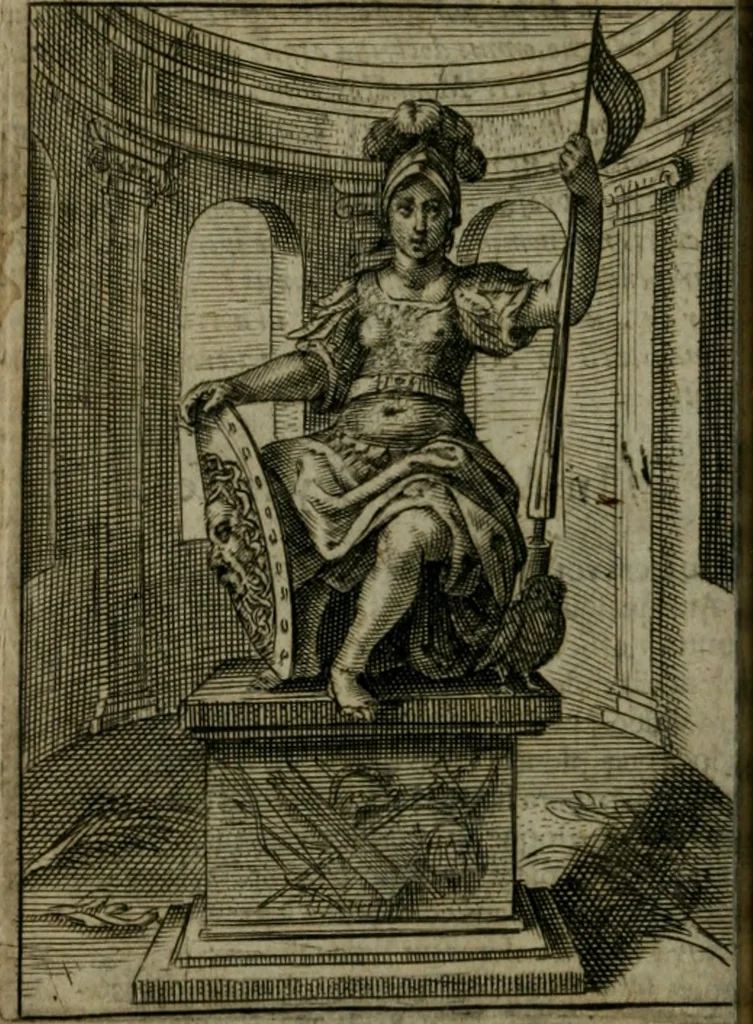 An illustration from Emblemata politica, 1632, leaf 37